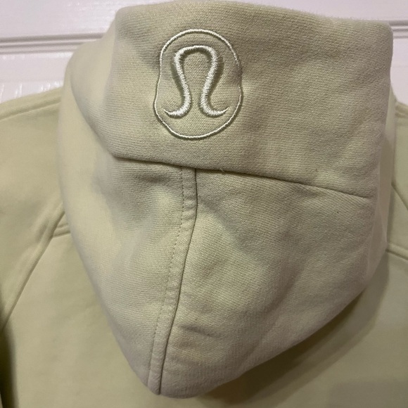 Lululemon Scuba Oversized cropped Half-Zip Hoodie size XS/S in dewy mint color - Picture 8 of 8
